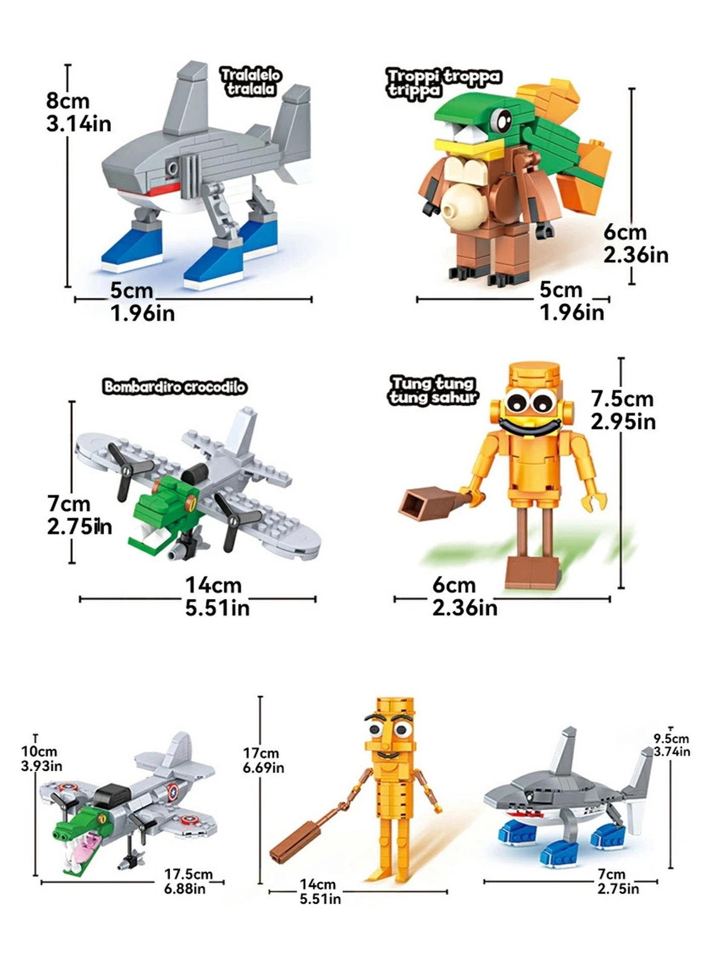 Italian ABS Building Blocks - 438 pcs