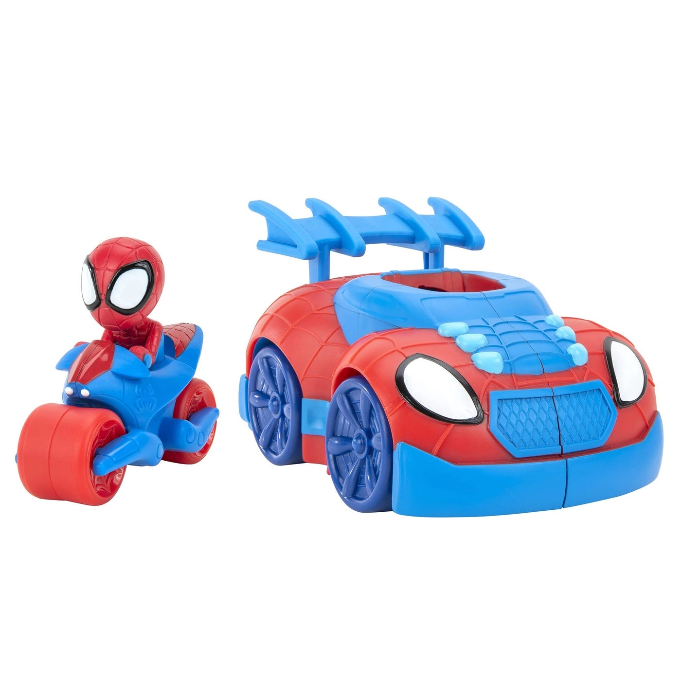 Jazwares Web Strike 2 n 1 - 6-inch Web Strike Cycle