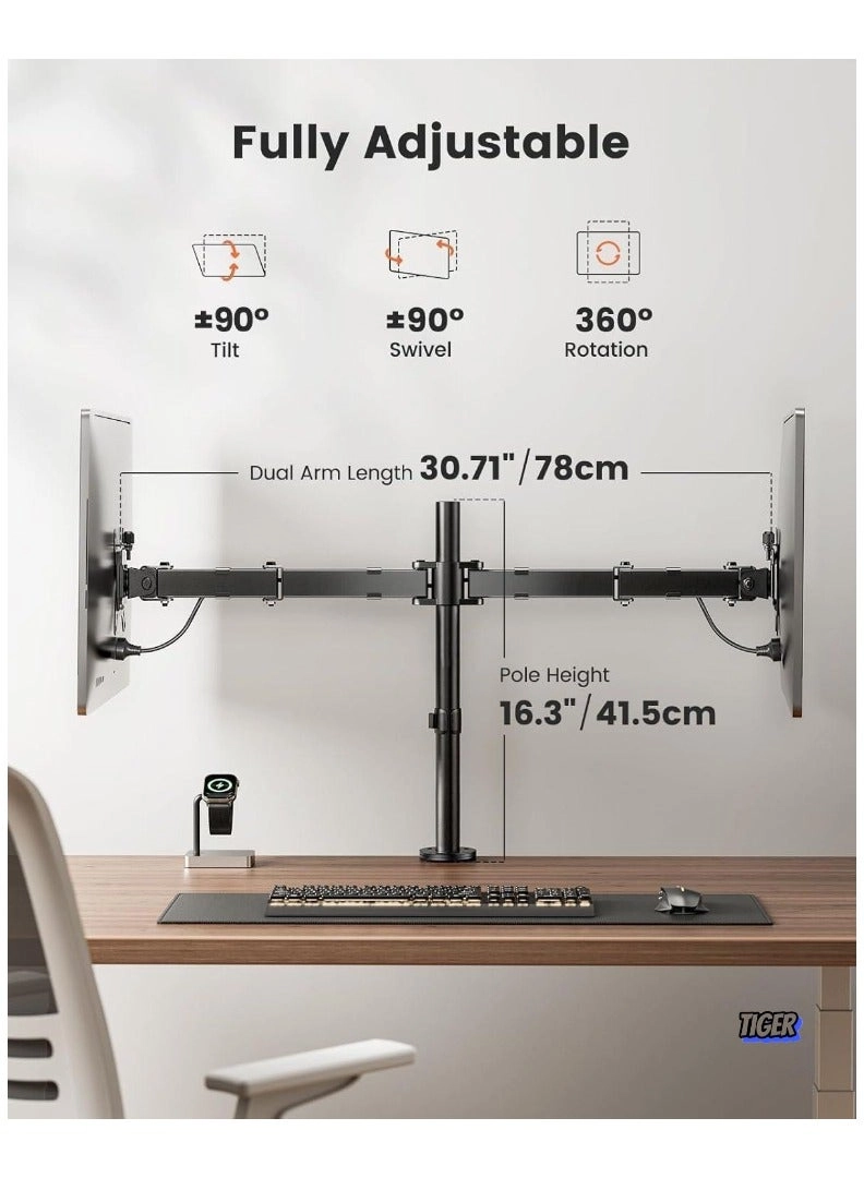 Dual Monitor Desk Mount Stand - 2