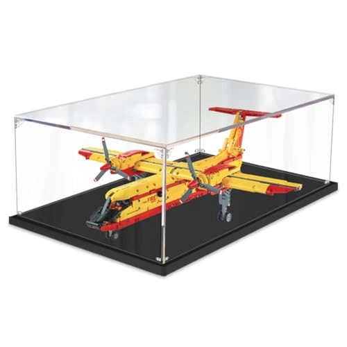 Figures Display Box for LEGO 42152 Firefiighter Aircrraft - Acrylic