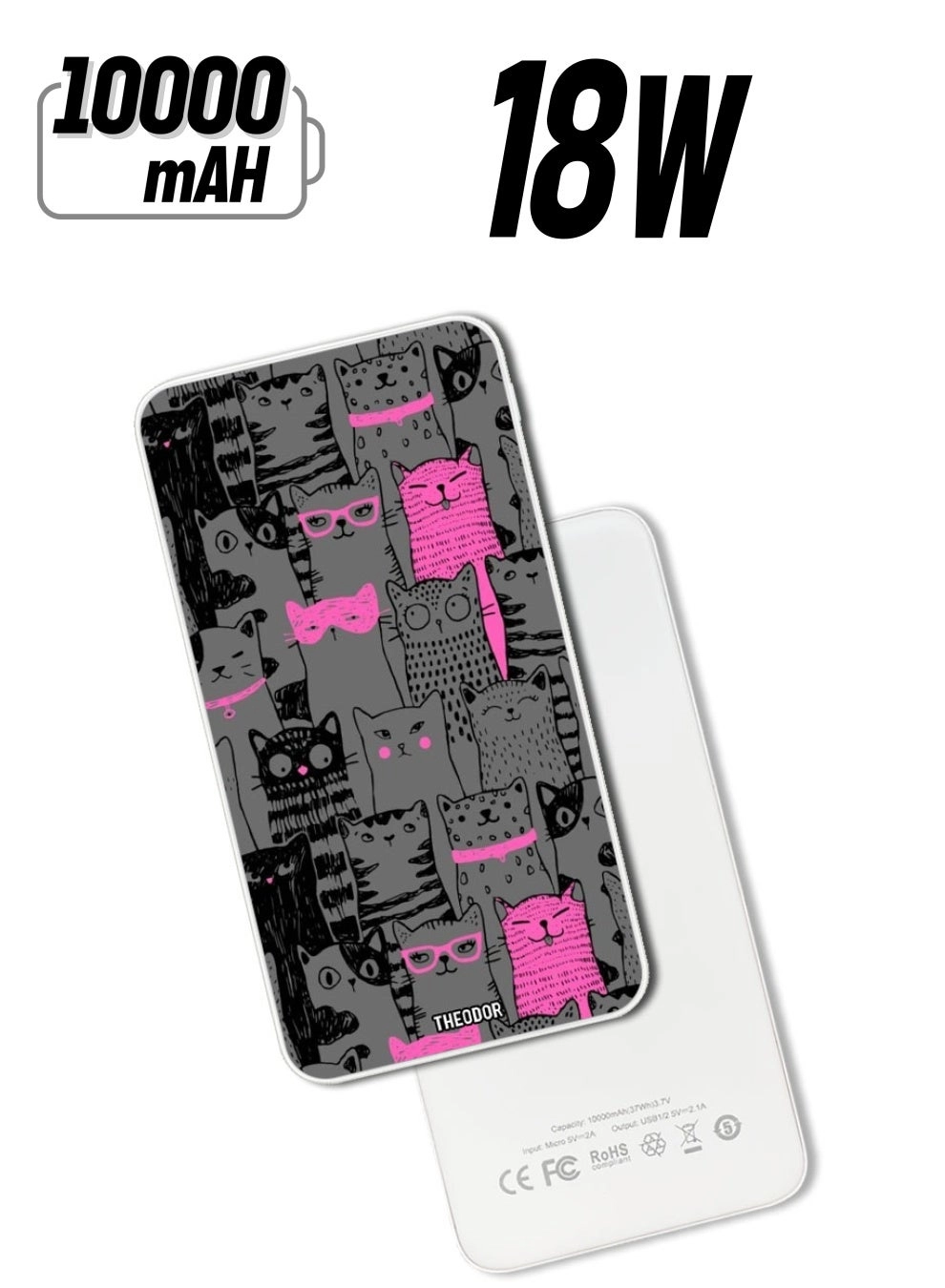 Theodor PPBA433 - 10000 mAh 18W