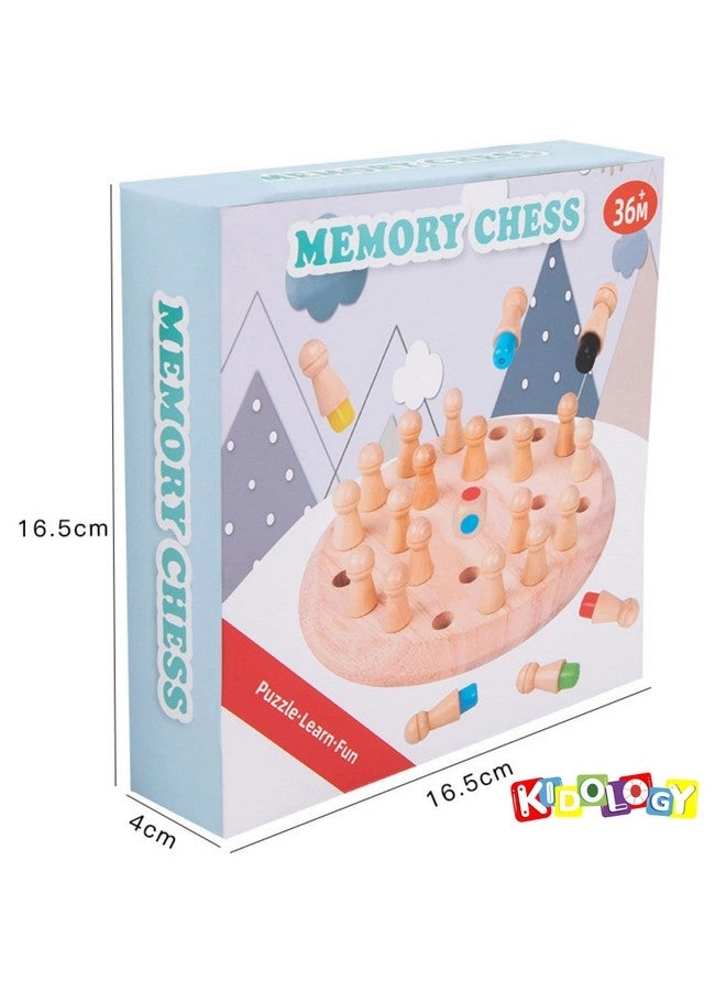 Wooden Memory Match Stick Chess Game - 2+ Years