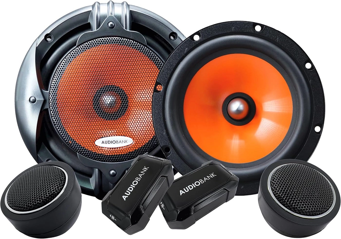 Audiobank 6.5-Inch 2-Way Car Audio Component Speaker System