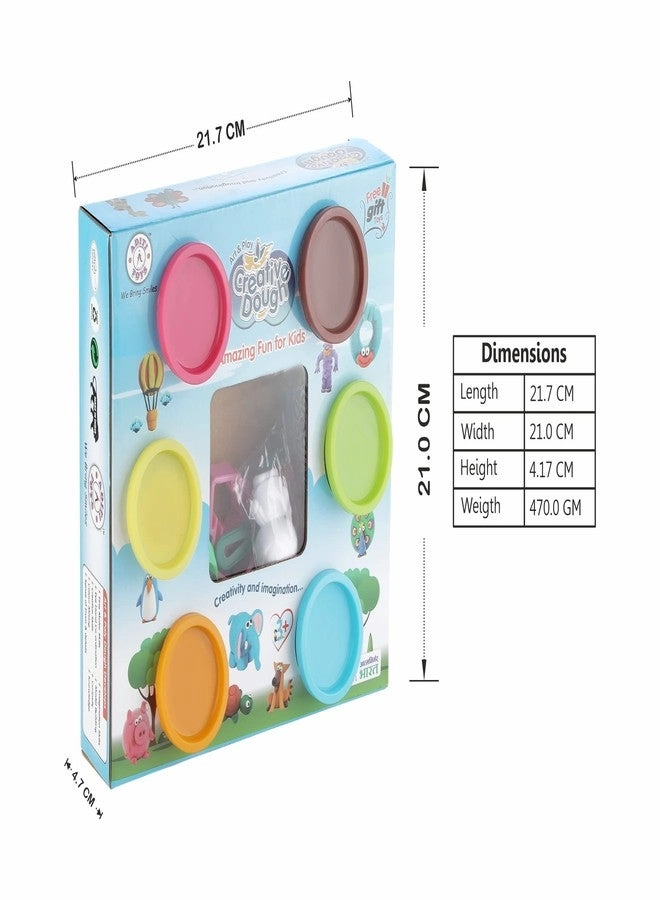 Clay Dough Kit - Non-Toxic Air Dry Clay 6 piece(s)