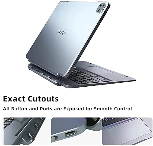 Detachable Keyboard Case with Trackpad and Pencil Holder for iPad Pro 12.9-inch