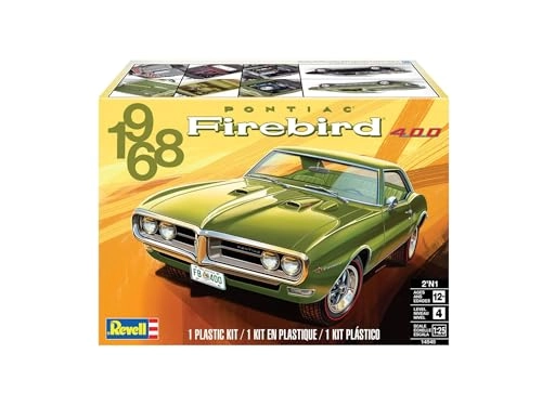 Revell '68 Pontiac Firebird 2'N1 Model Kit (14545) - 1:25