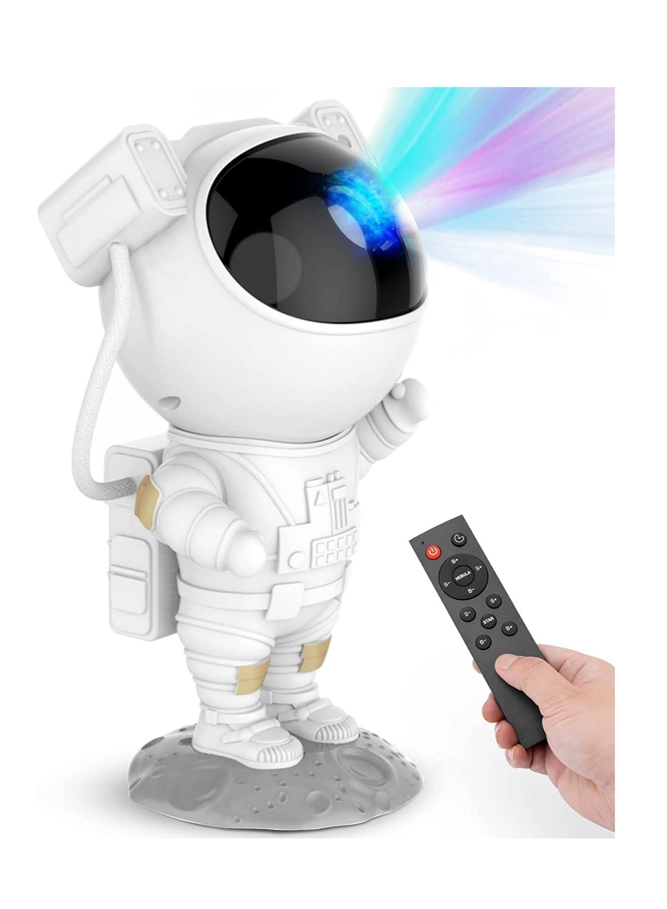 Beauenty Astronaut Nebula Star Projector - Galaxy Night Light Remote Control Timer