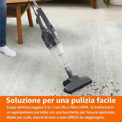 Handheld Vacuum Cleaner - 600W 2-in-1 6.5 kPa