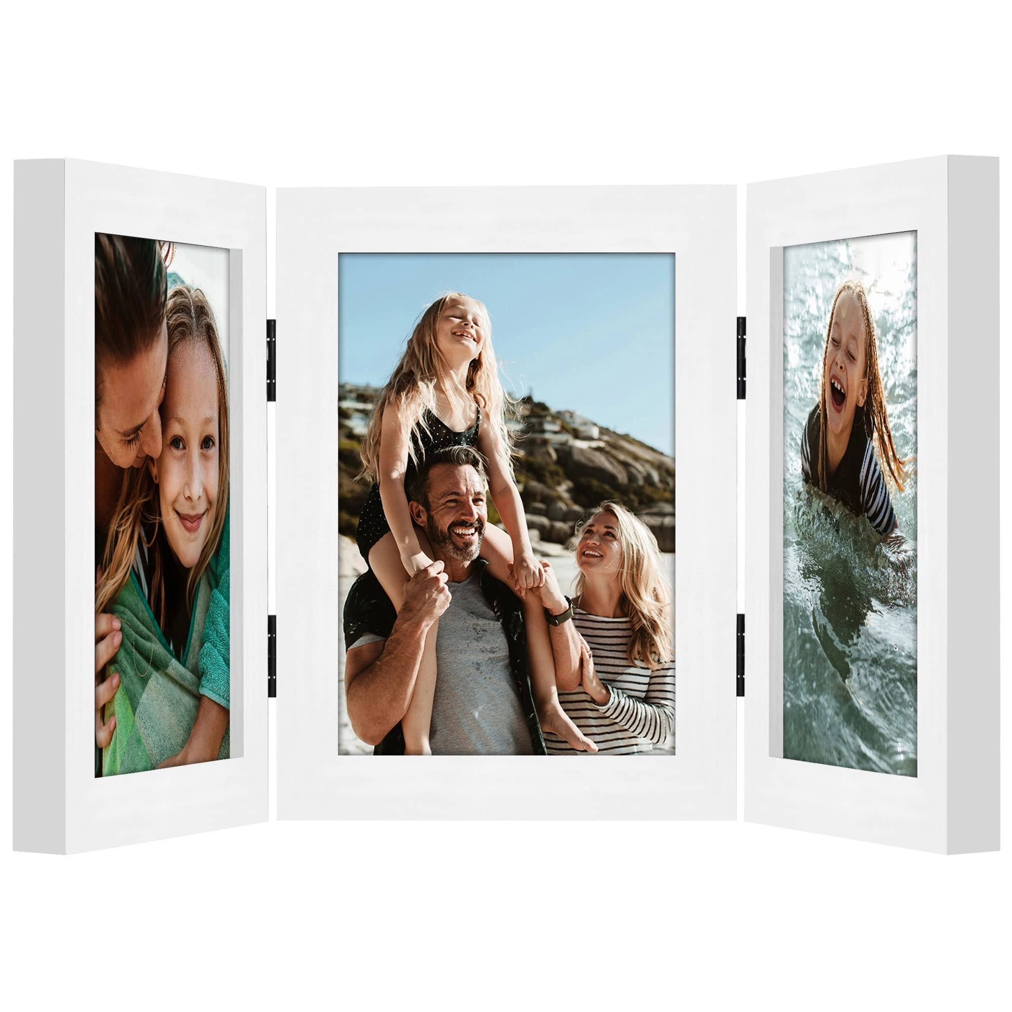 Hinged 3 Picture Frame - 5X7