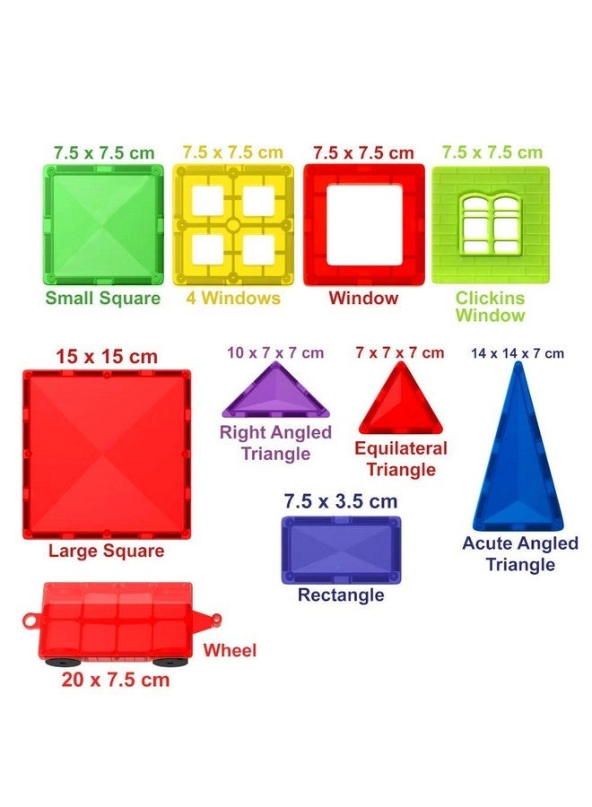 Magnetic Tiles - 57pcs