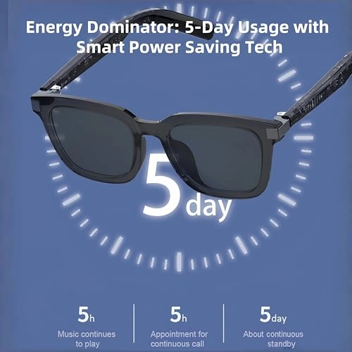 GQ PRO 02 - Smart Glasses Black Frame Gray