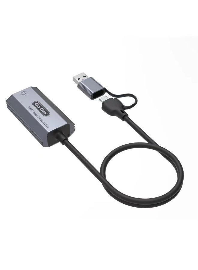 GD-6836 Cable 1000 Mbps USB-A to USB-C 0.5m