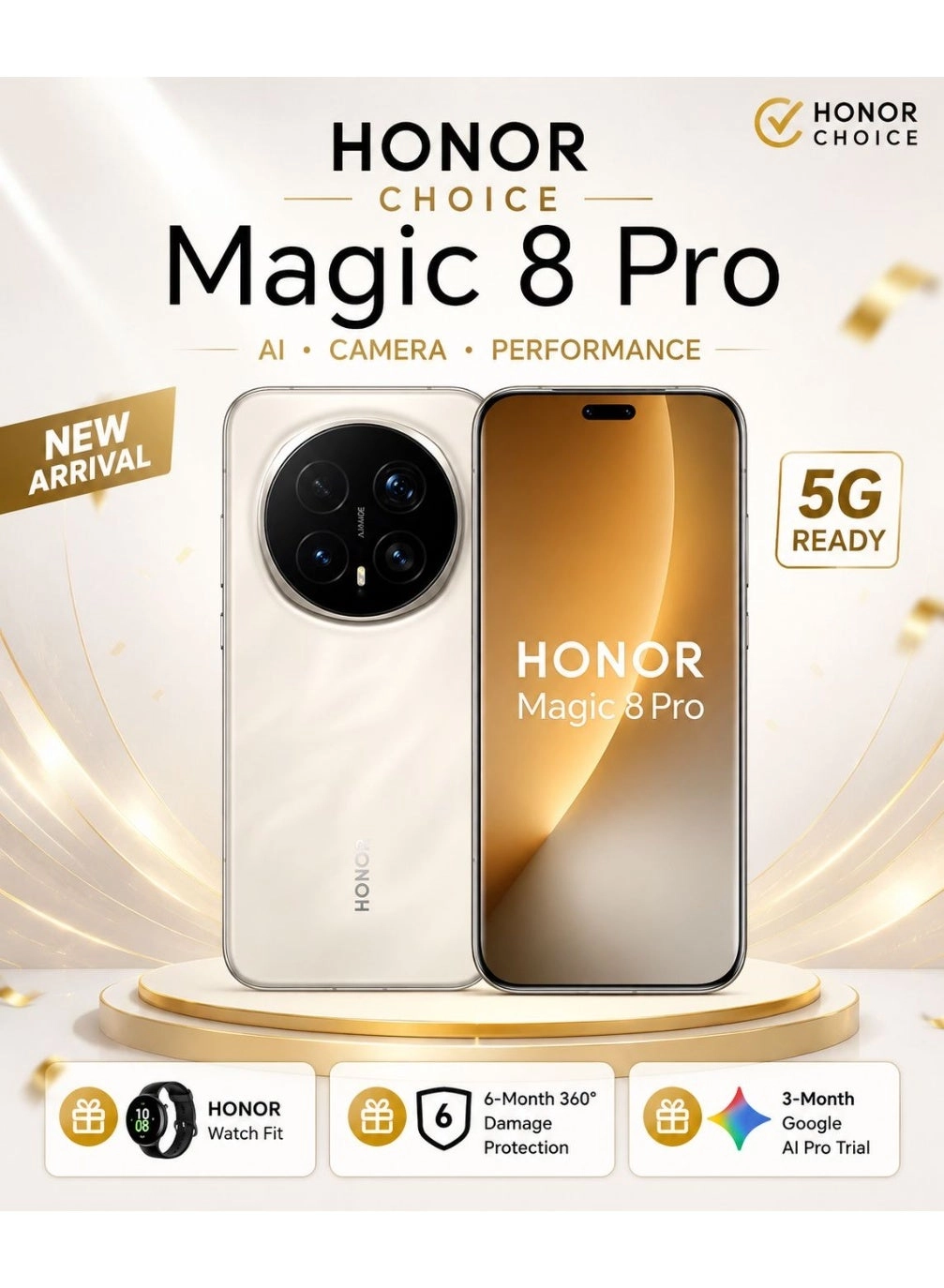 Honor Choice Magic 8 Pro - 16GB New 1TB