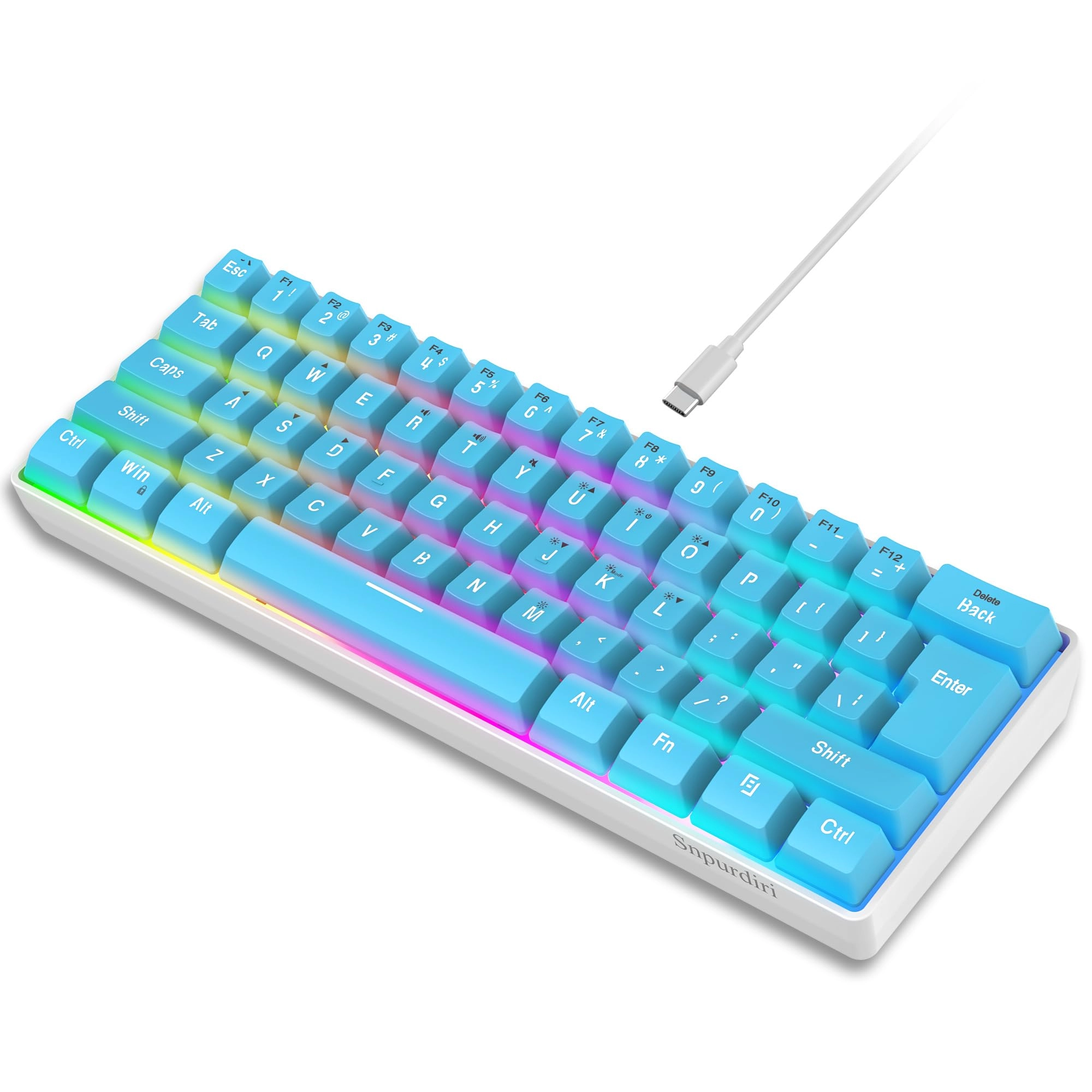 60% Wired Gaming Keyboard - USB-A