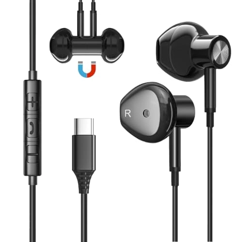 USB C Headphones Wired Headphone