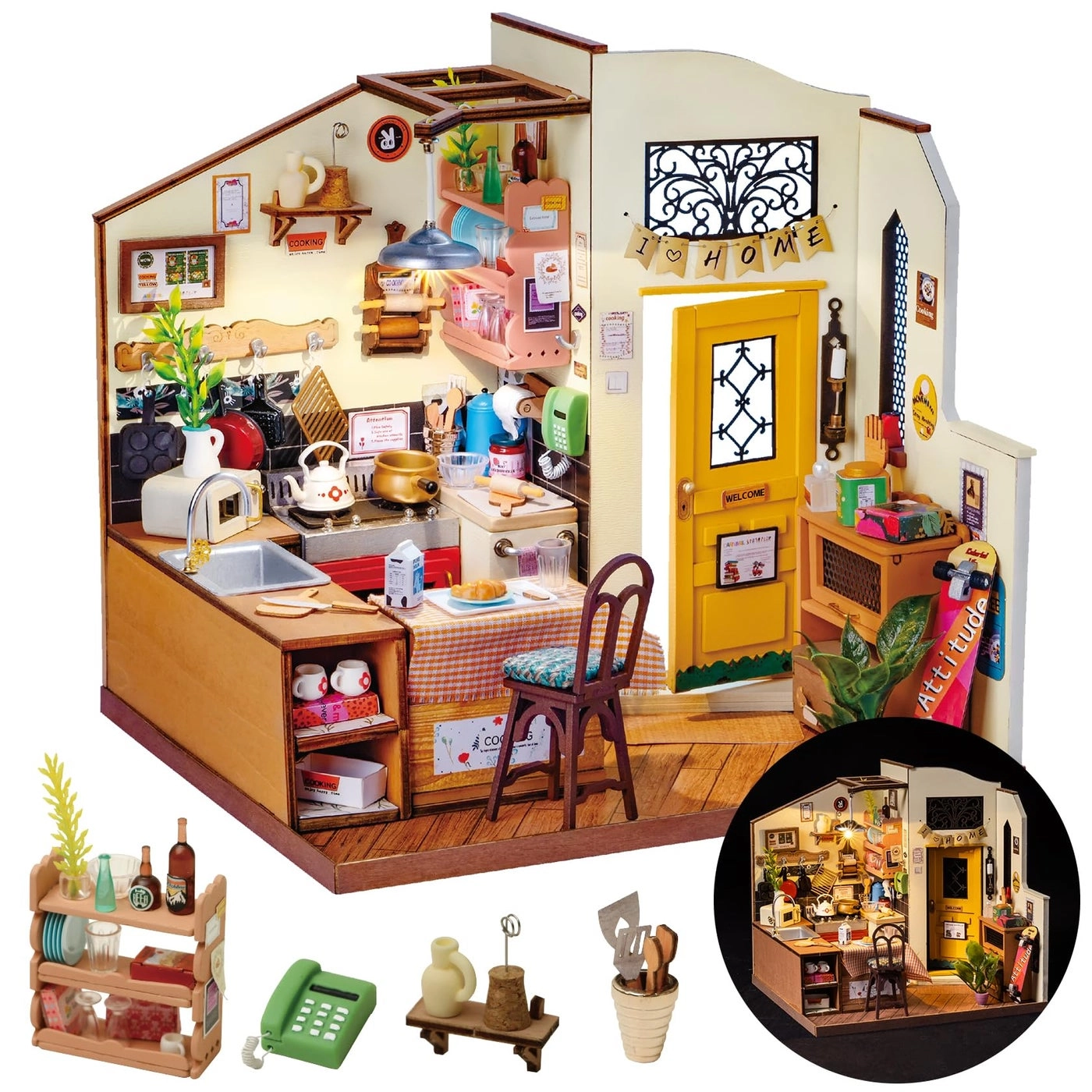 Cozy Kitchen - 1:24 Scale