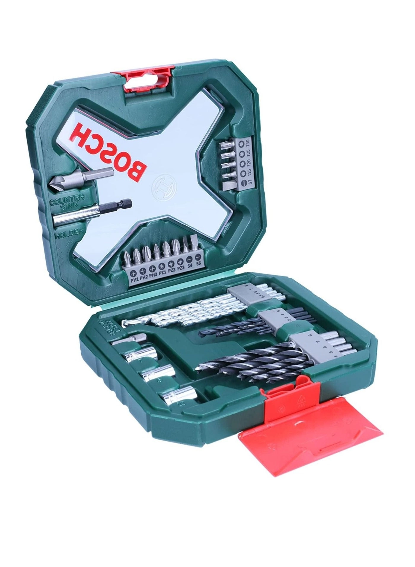 X-Line Classic Drill Bit And Screwdriver Bit Set - 34-Piece