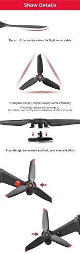 Quick Release Propellers - Silver Edge 2 pair For FPV Combo