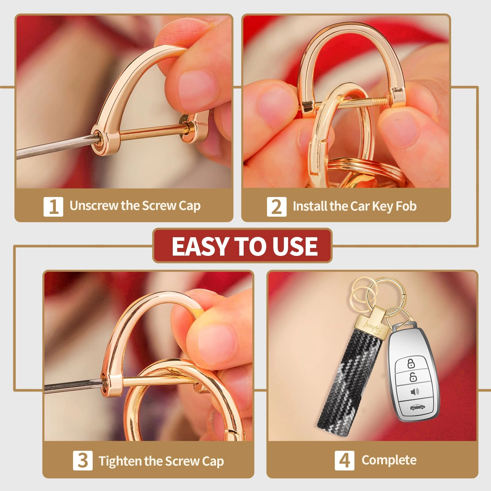 Stretchy Car Keychain - Fun