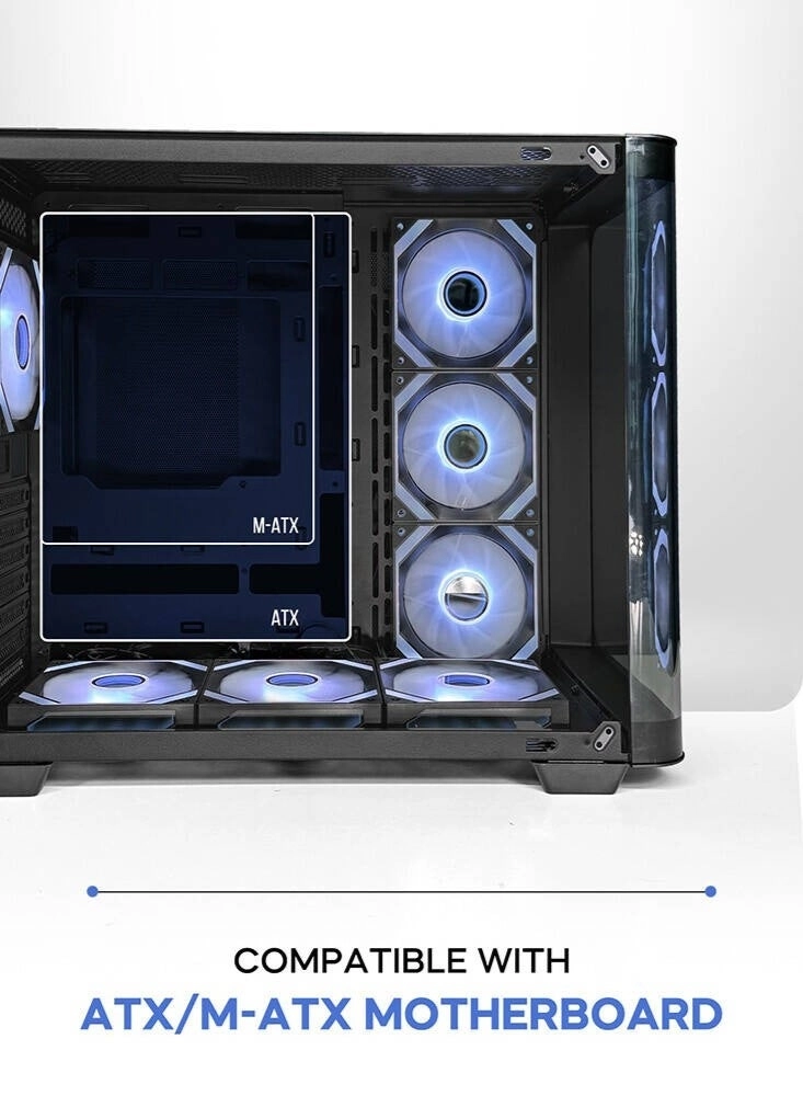 Vidrio - Curved Tempered Glass ATX/M-ATX/Mini-ITX