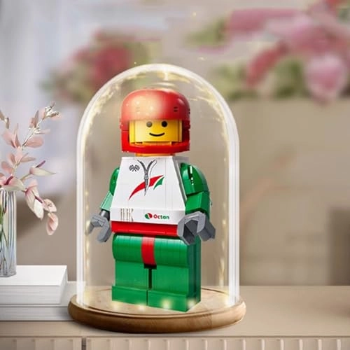 Acrylic Display Box - 2mm Transparent Dust Box for LEGO 40819 People Model