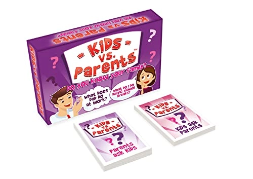 Kids vs Parents Charades - 6 years and up 54 cards