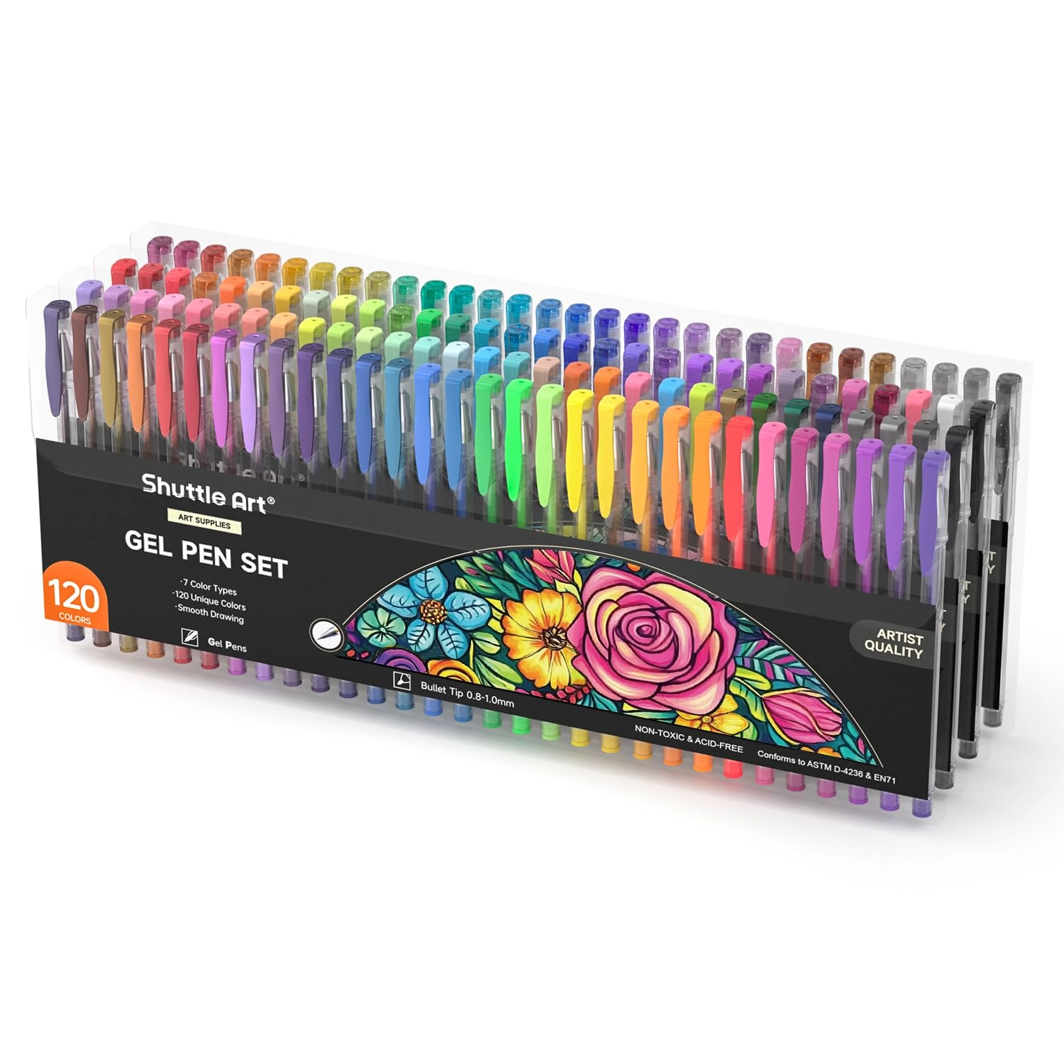 Gel Pen Set - 120.0 count 1_0_1_9mm
