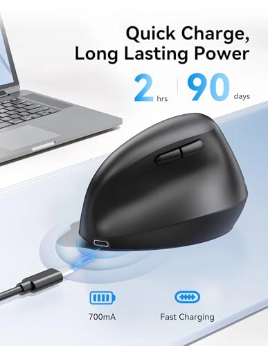 Ergonomic Mouse - 2.4G Bluetooth