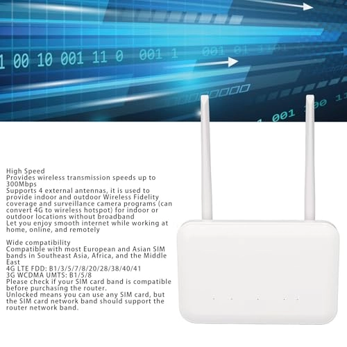 4G SIM Card Router CPE - 300Mbps 802.11ac