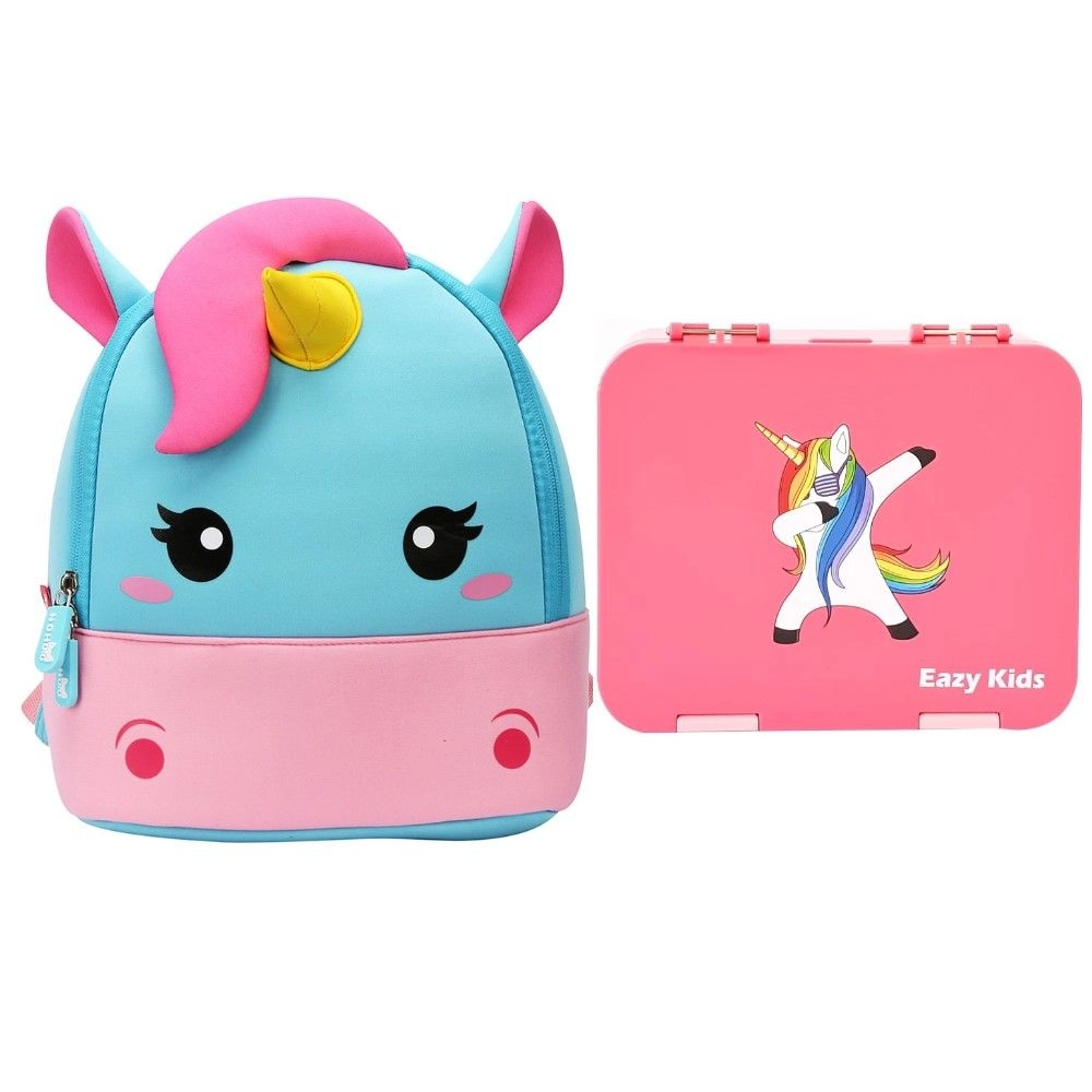 Unicorn 3D Bag And Bento Lunch Box