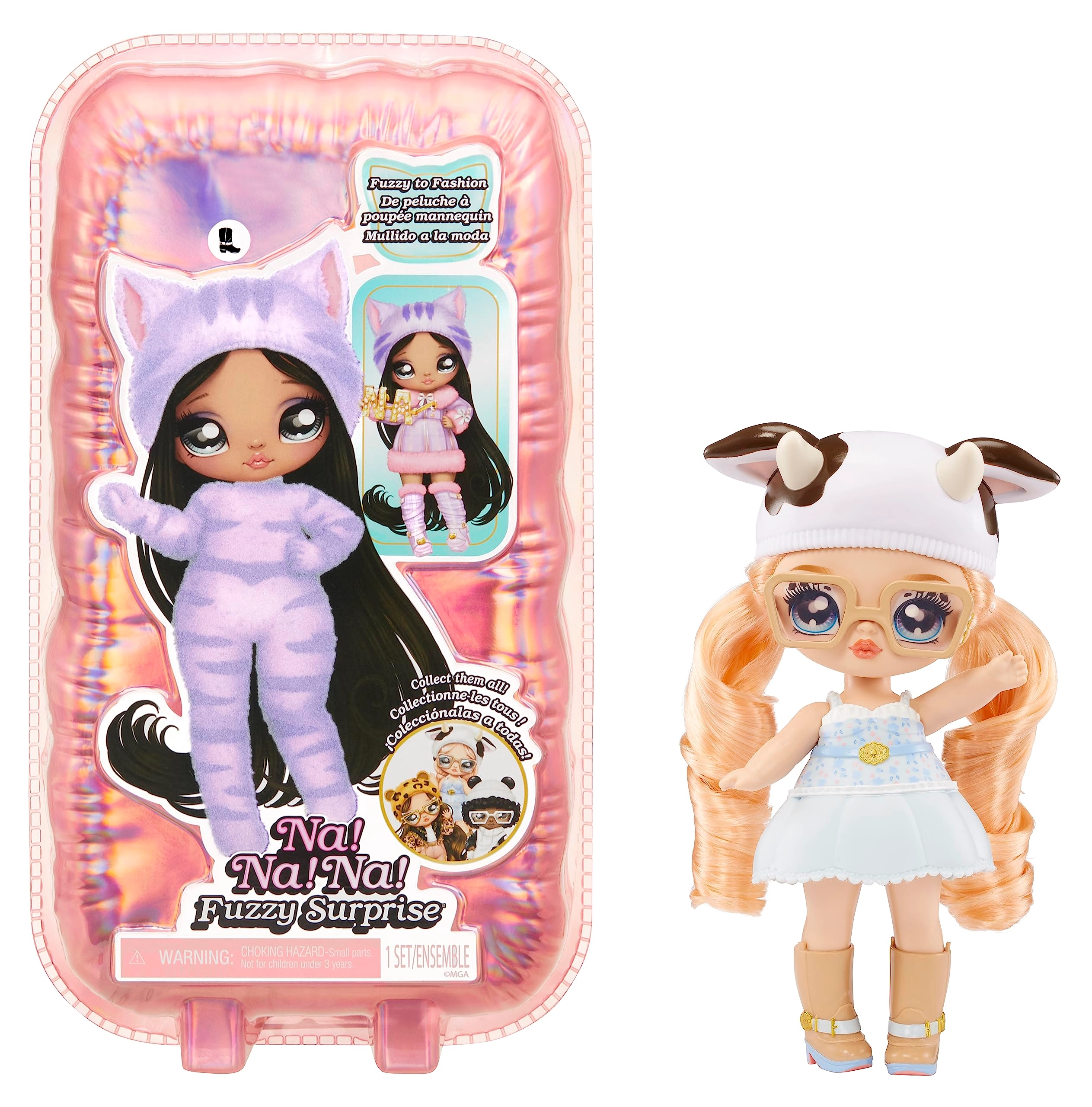 Na! Na! Na! Surprise Fuzzy Cow Girl - 7" fashion doll