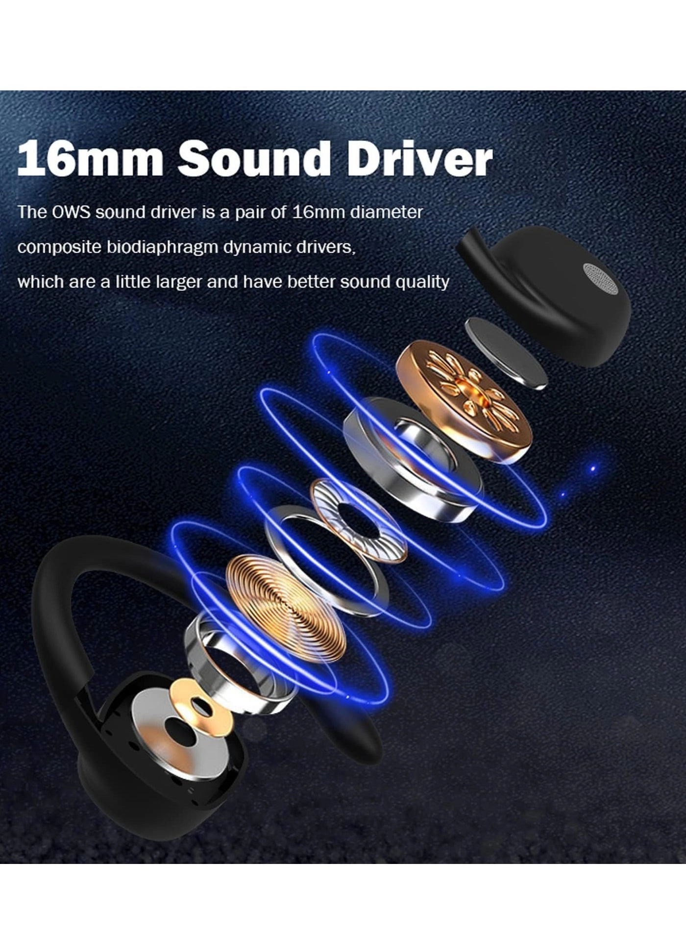 Open Ear Clip Headphones Wireless Headphone