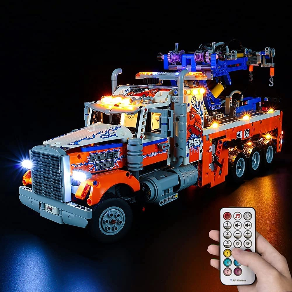 T-Club LED Light Kit for LEGO Heavy Duty Tow Truck 42128