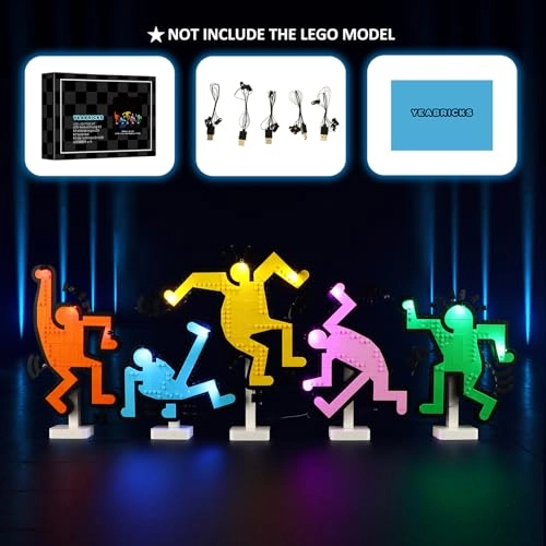 LED Light Kit for LEGO 31216 Art Keith Haring - Dancing Figures Model