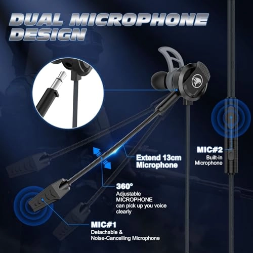 3.5 MM Gaming Headphone Wired Headset