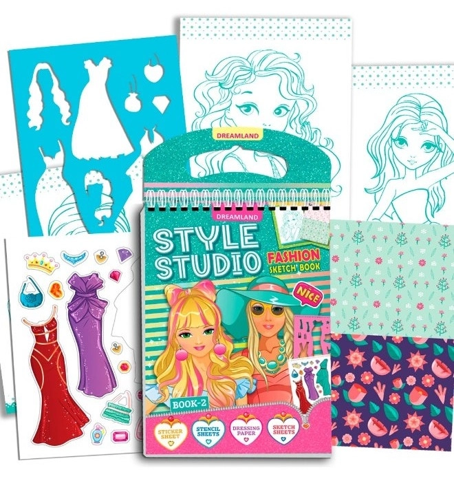 Style Studio Fashion Sketch Book (Book 2)
