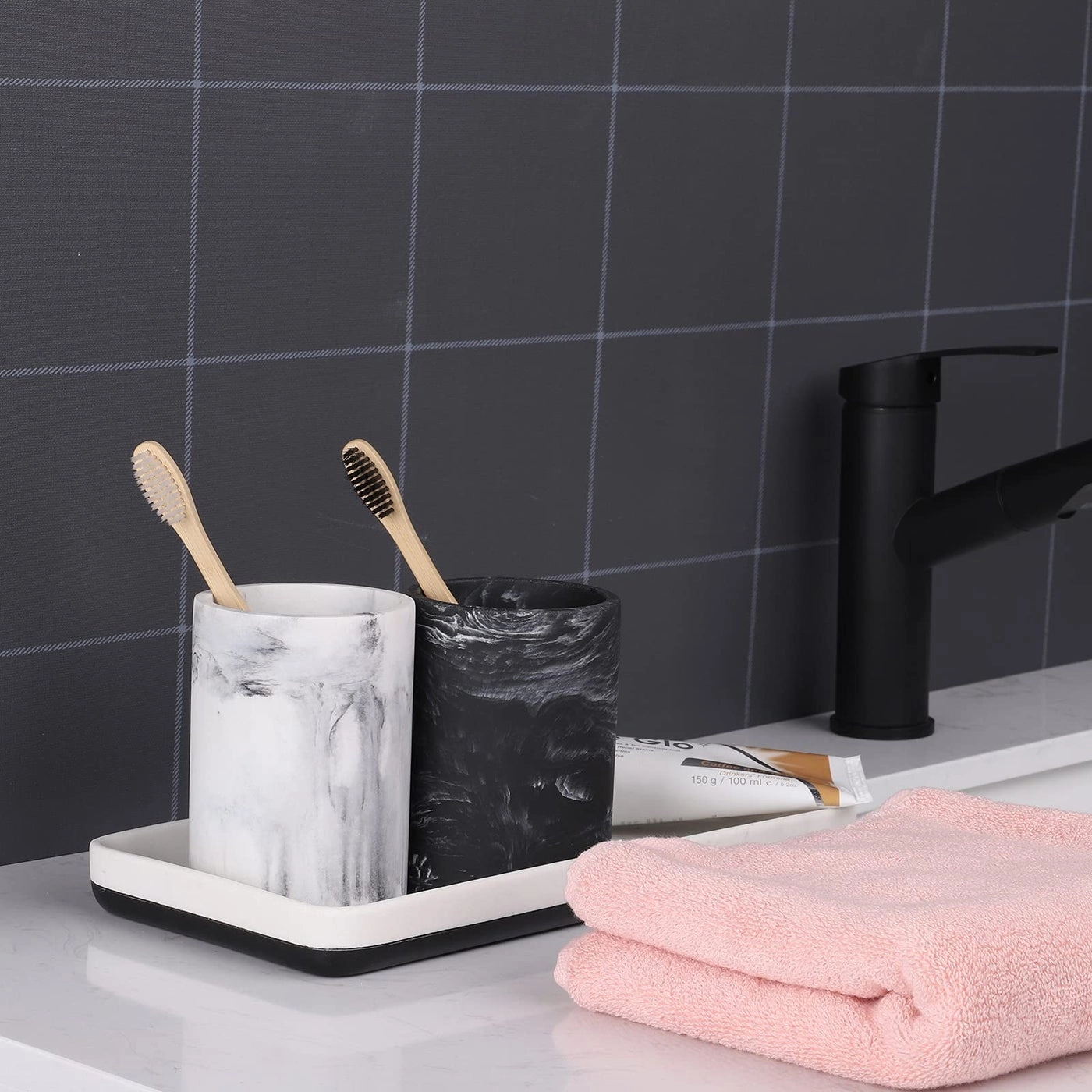 Toothbrush Holder - three slots Bathroom