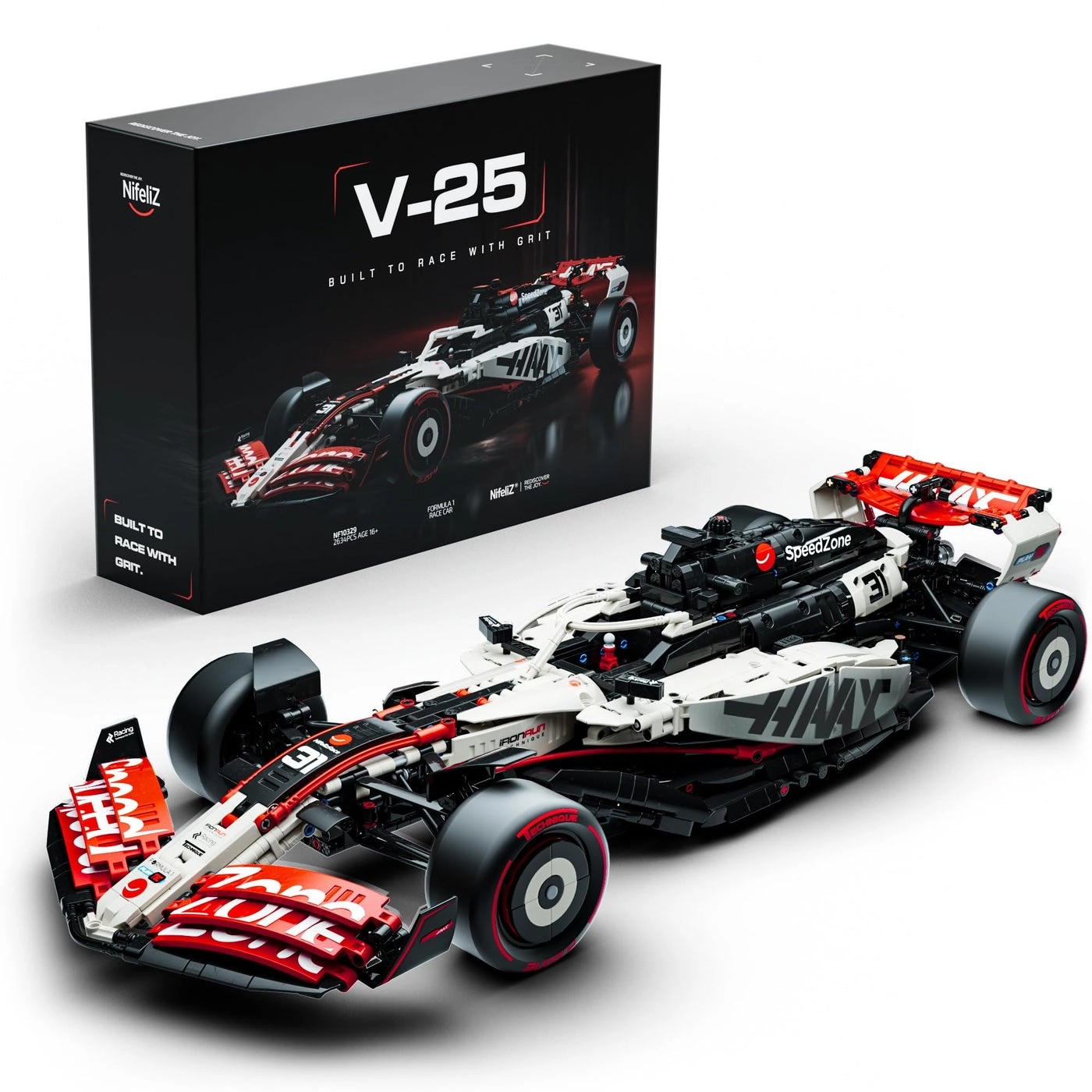 V25 F1 Racing Car - Building Set Model Kit (NF10329) - 1:18