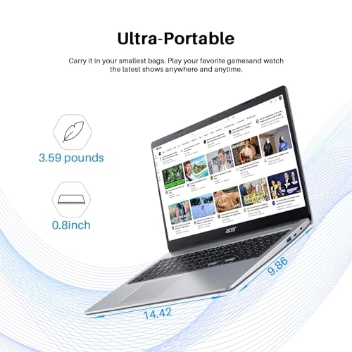 Chromebook 315 CB315-3H-C69K - 15.6'' Celeron N4020 4GB DDR4 64GB eMMC