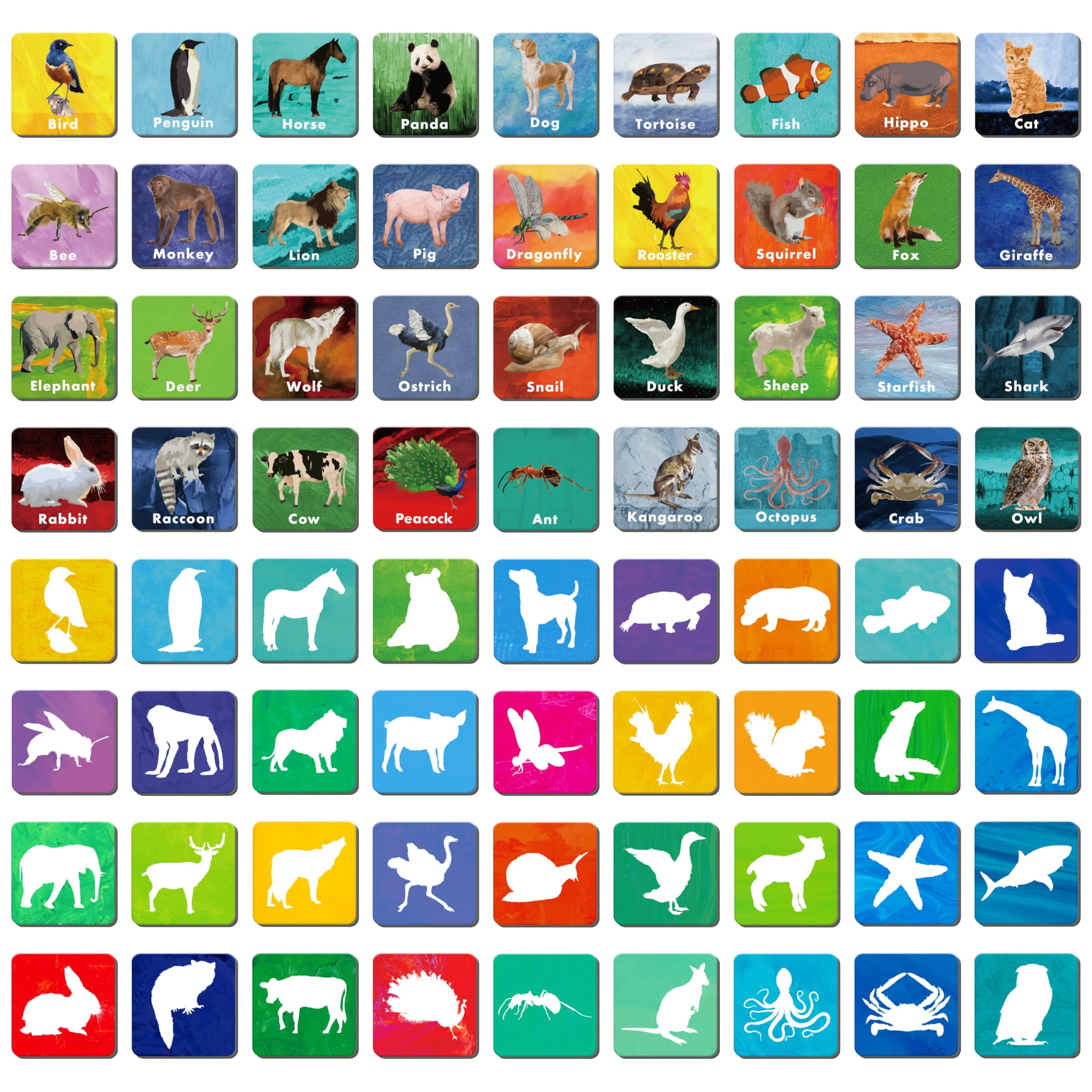 Hebayy Memory Game - 3 years and up 108 pieces