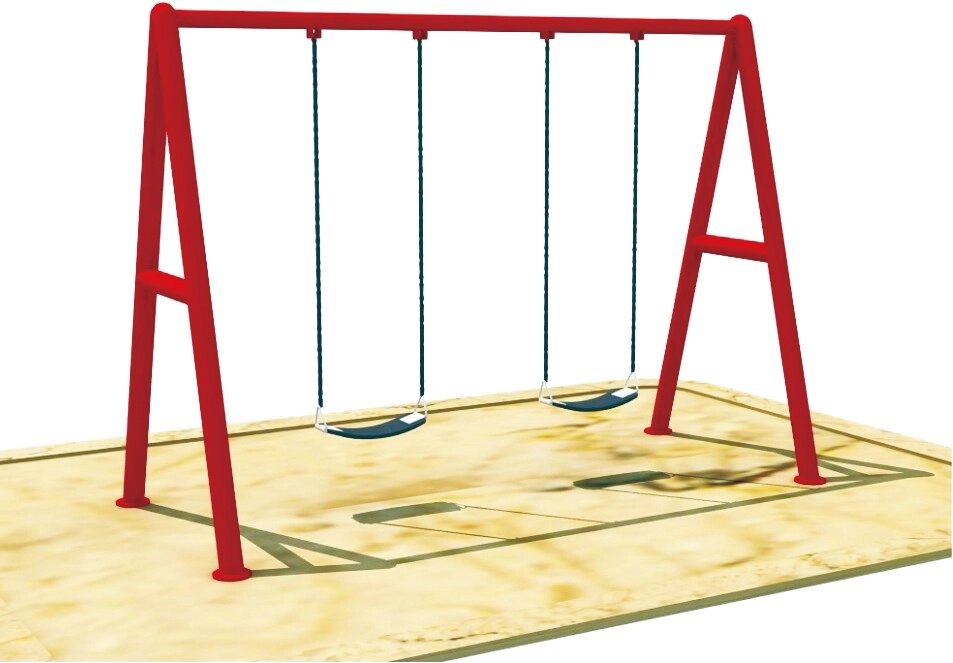 3 In 1 Iron Stand Swing Set - 300x130x250cm