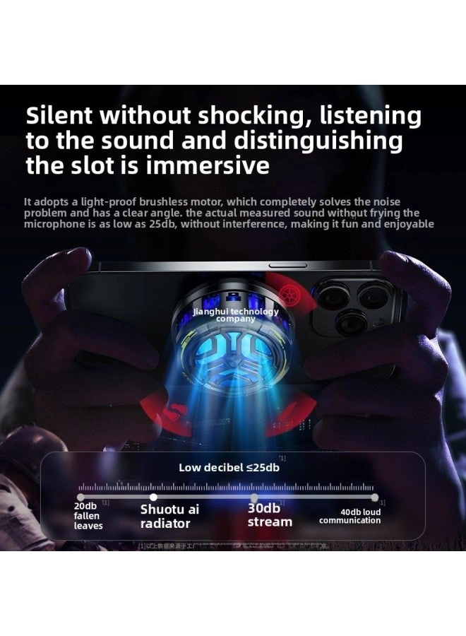 Mobile Phone Radiator - Magnetic Back Clip Cooling Fan