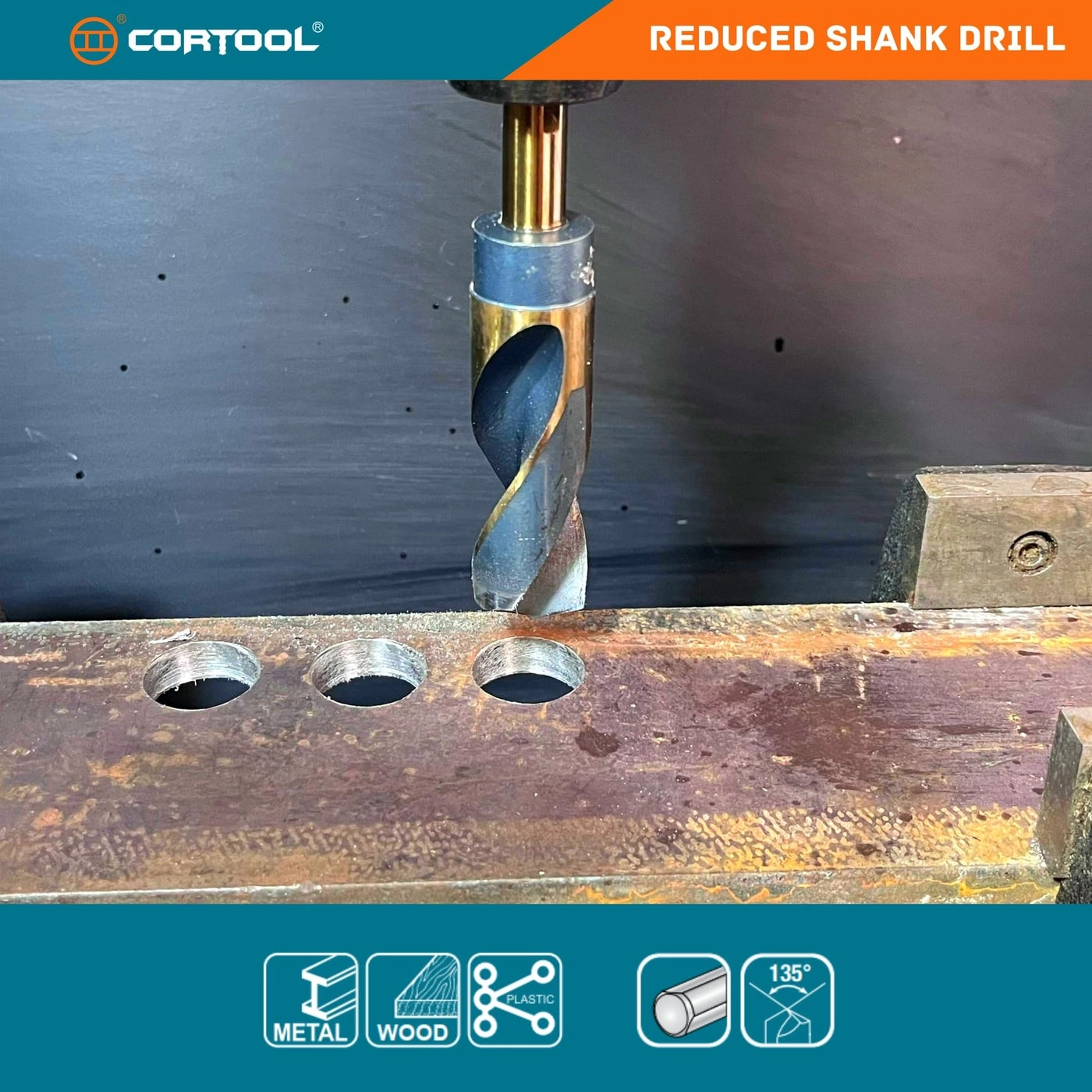 Drill Bit Set - HSS M2 8 Sizes 9/16" to 1"
