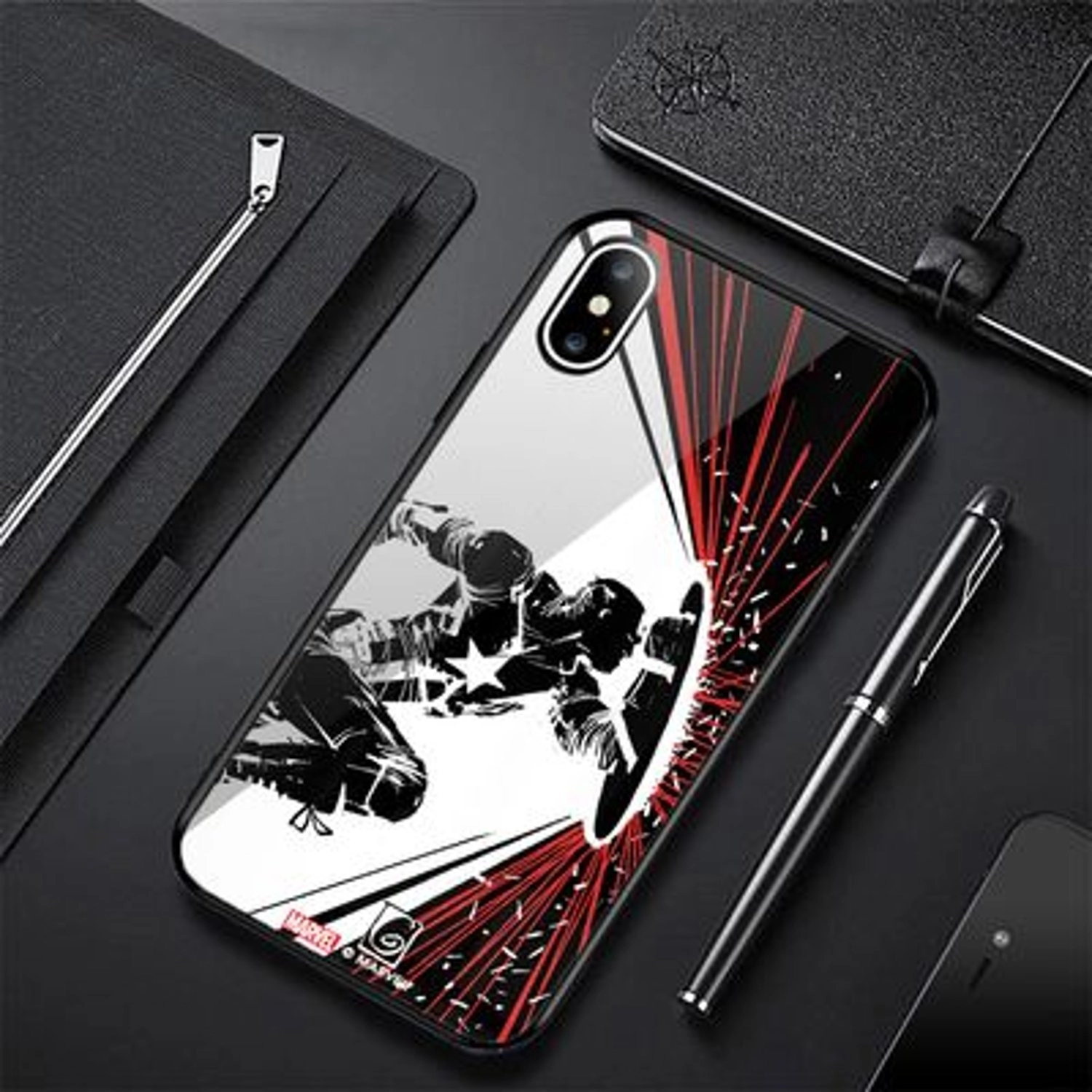 Captain America Frontline Defence Back Case for iPhone Xs Max
