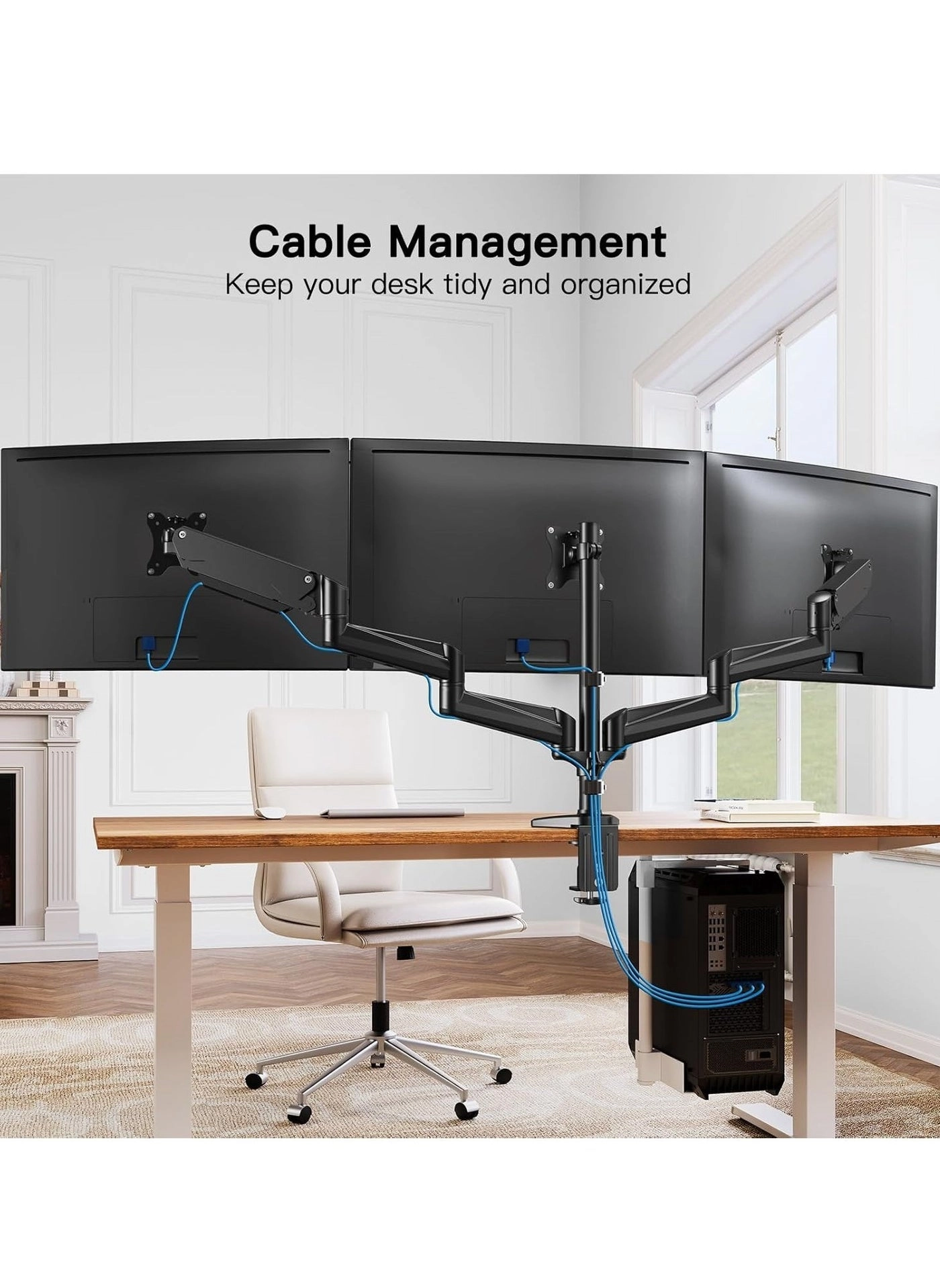 Triple Monitor Mount - 3 24”-32”