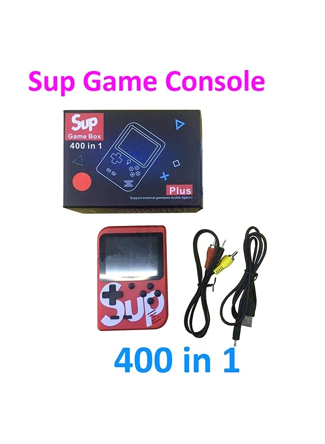 Handheld Game Console - 400 Built-in Games 3-Inch Color Screen Rechargeable Battery