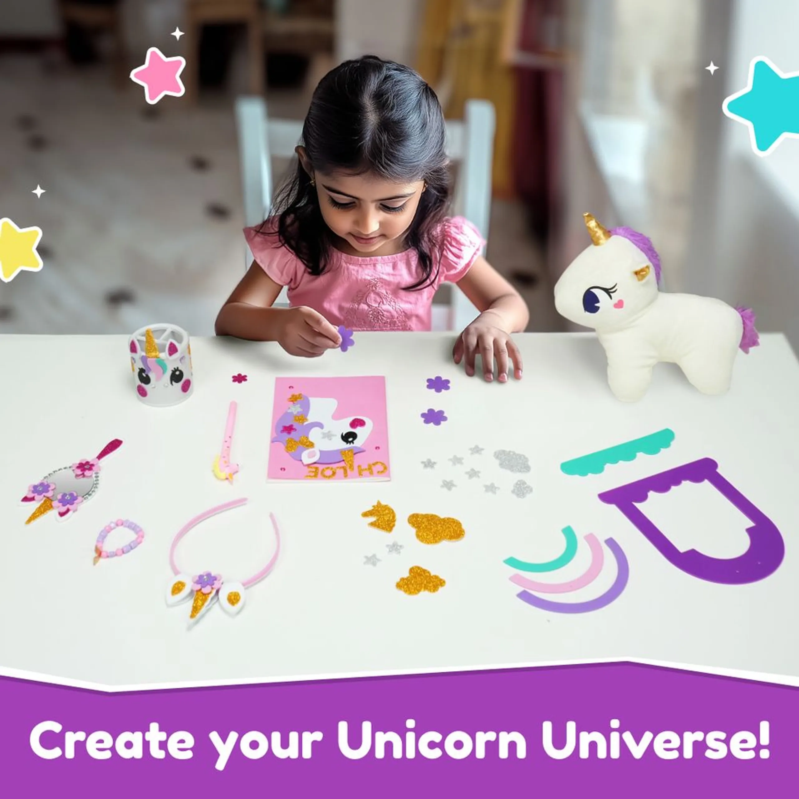 Unicorn Universe Art & Craft Kit - 3+ years 200 pcs