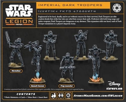 Star Wars: Legion: Dark Troopers Unit Expansion - Miniatures Game