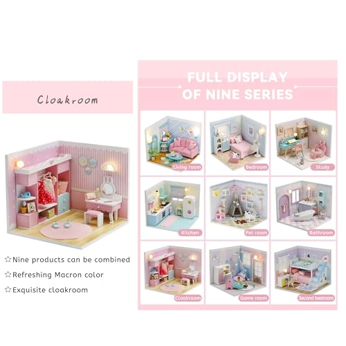 Dollhouse Miniature - Cloak Room LED