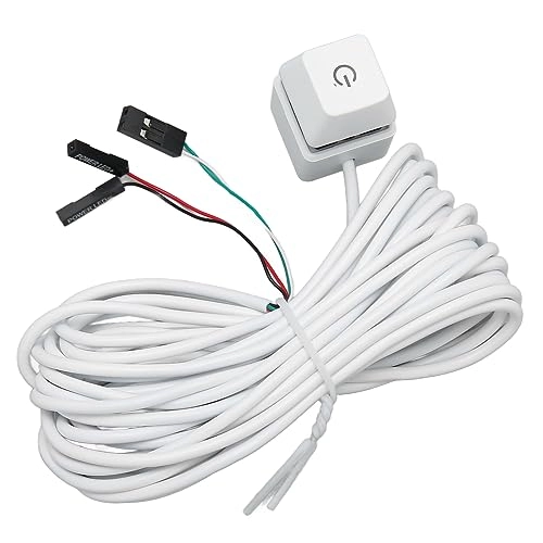 PC Power Switch - Mechanical Blue Switch Backlit Green Light 2m